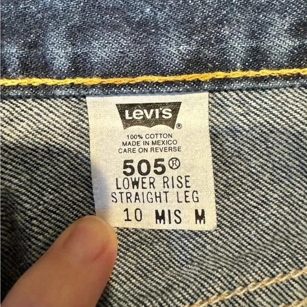 Levi’s Vintage 505 Lower Rise Straight Leg Blank Red Tab Jeans Women’s s…